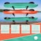 Rad Sportz Kayak Storage Rack - 3-Level Freestanding  Stand with Padded Arms, 300lb Capacity by 83-7001 - alternate 6